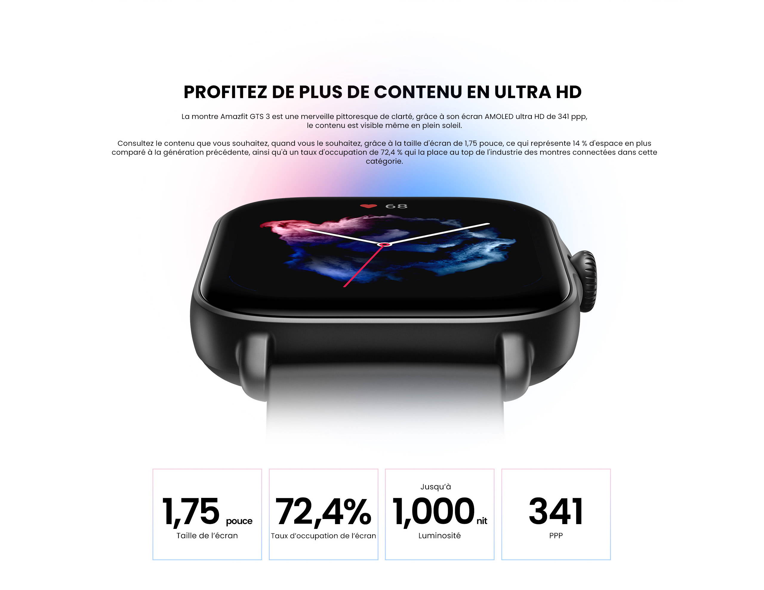 Montres connectées hotsell amazfit